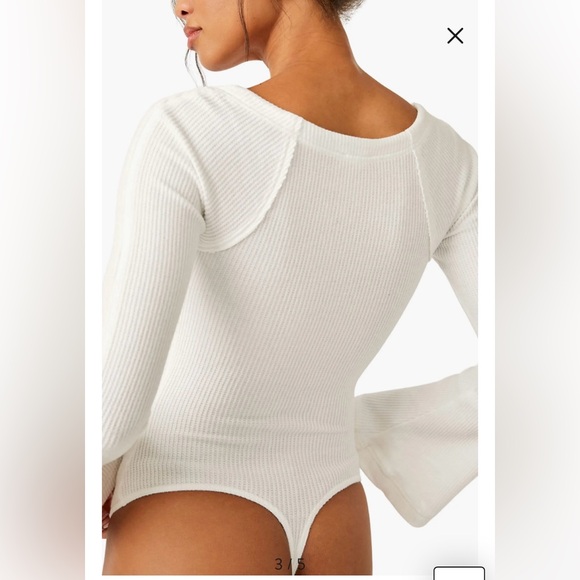 Free People Bodysuit NWT, On A Cloud - Picture 4 of 4
